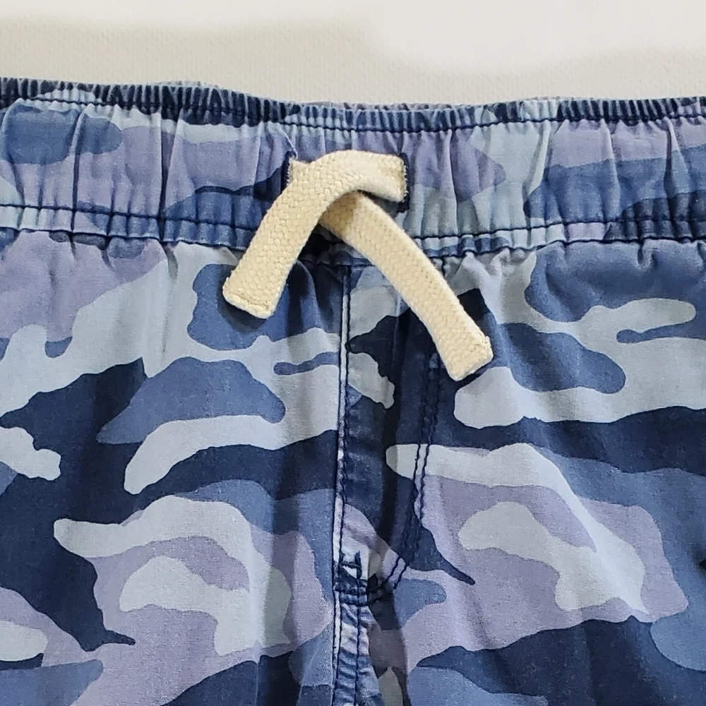 K1170 * The Children's Place Boys Camo Shorts Blue Size 4